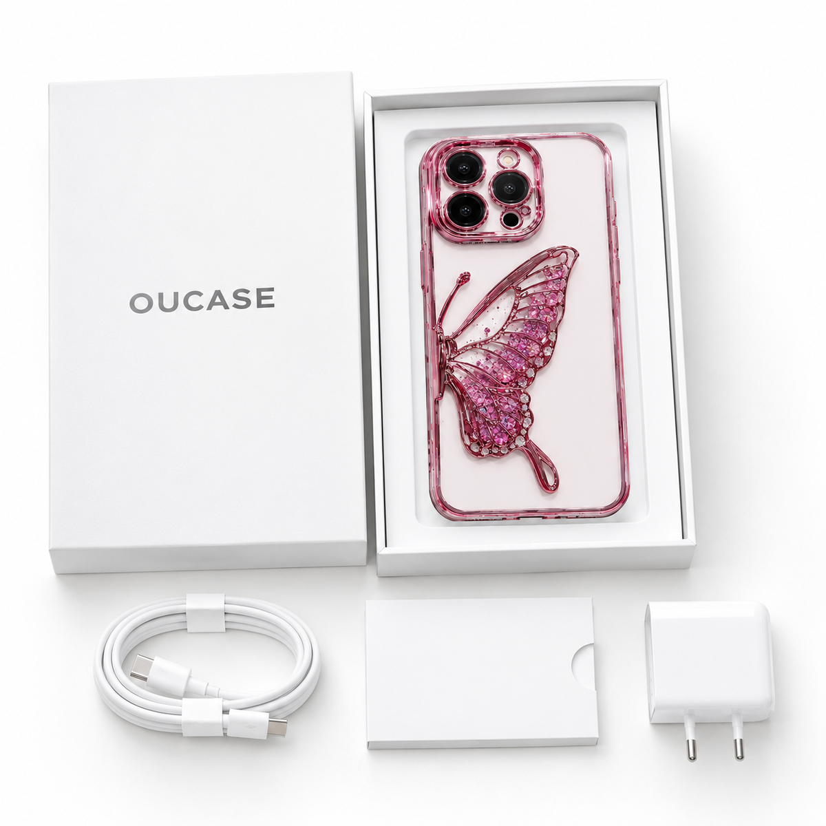Rose Butterfly Phone Case