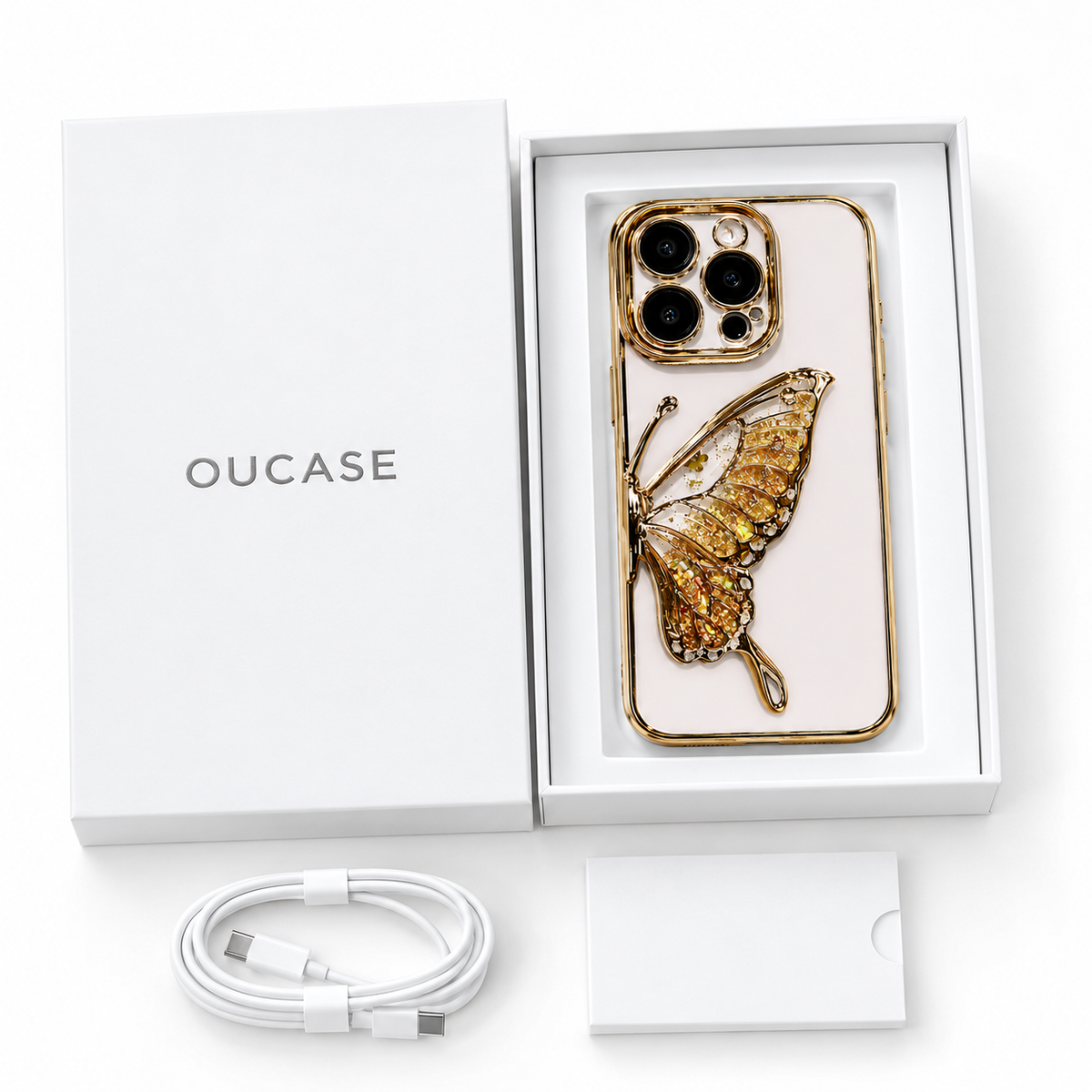 Golden Butterfly Phone Case
