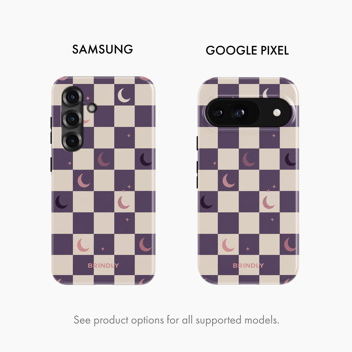 Crescent Check - Phone Case