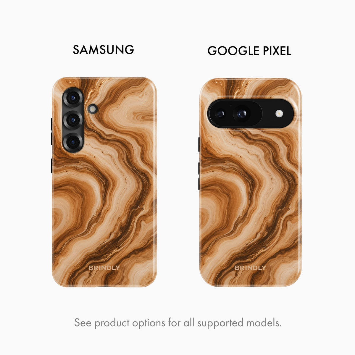 Caramel Swirl - Phone Case