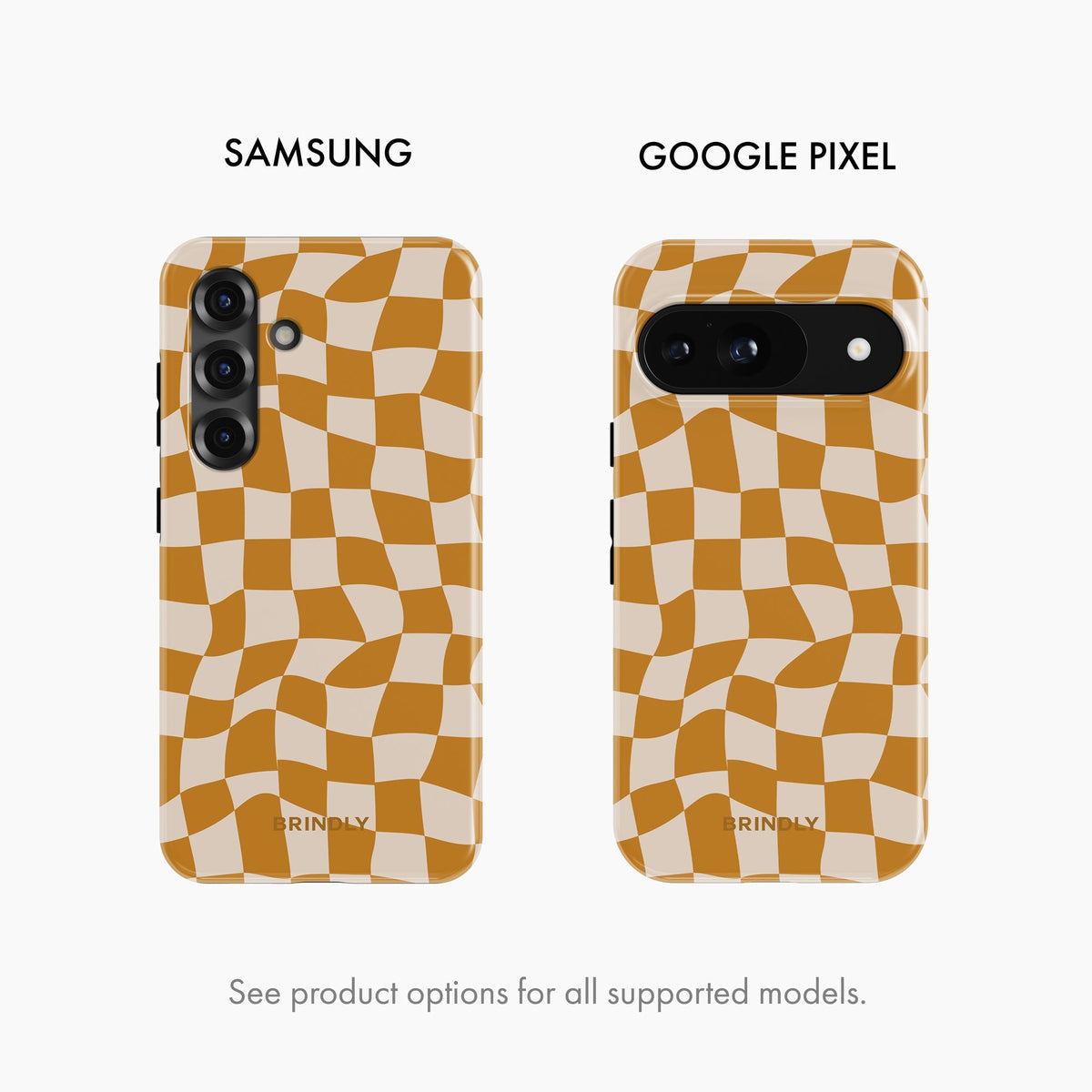 Pumpkin Check - Phone Case