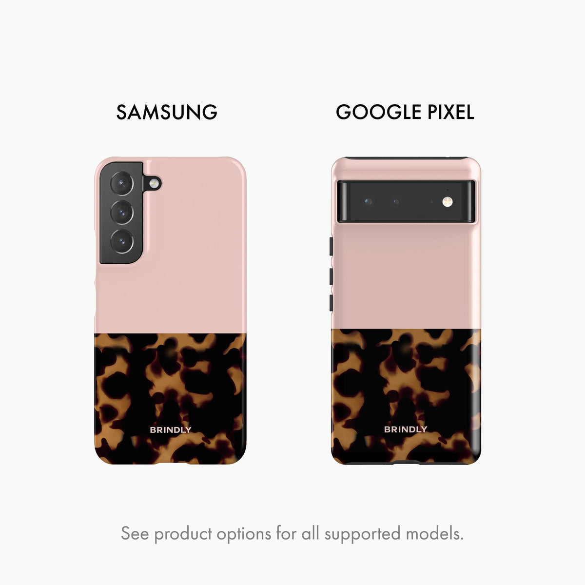 Pink Tortoise Shell - Phone Case