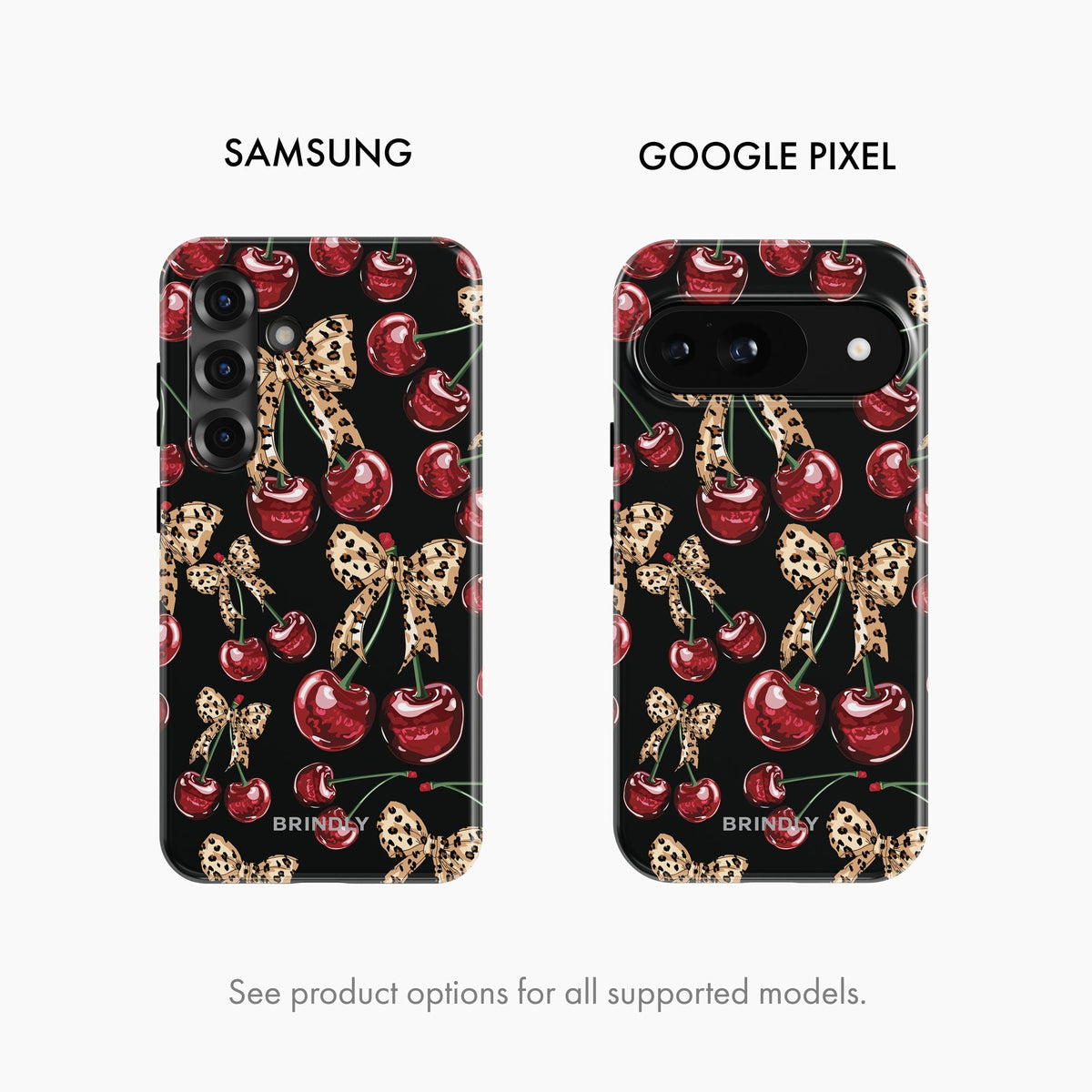 Cherry Leopard - Phone Case