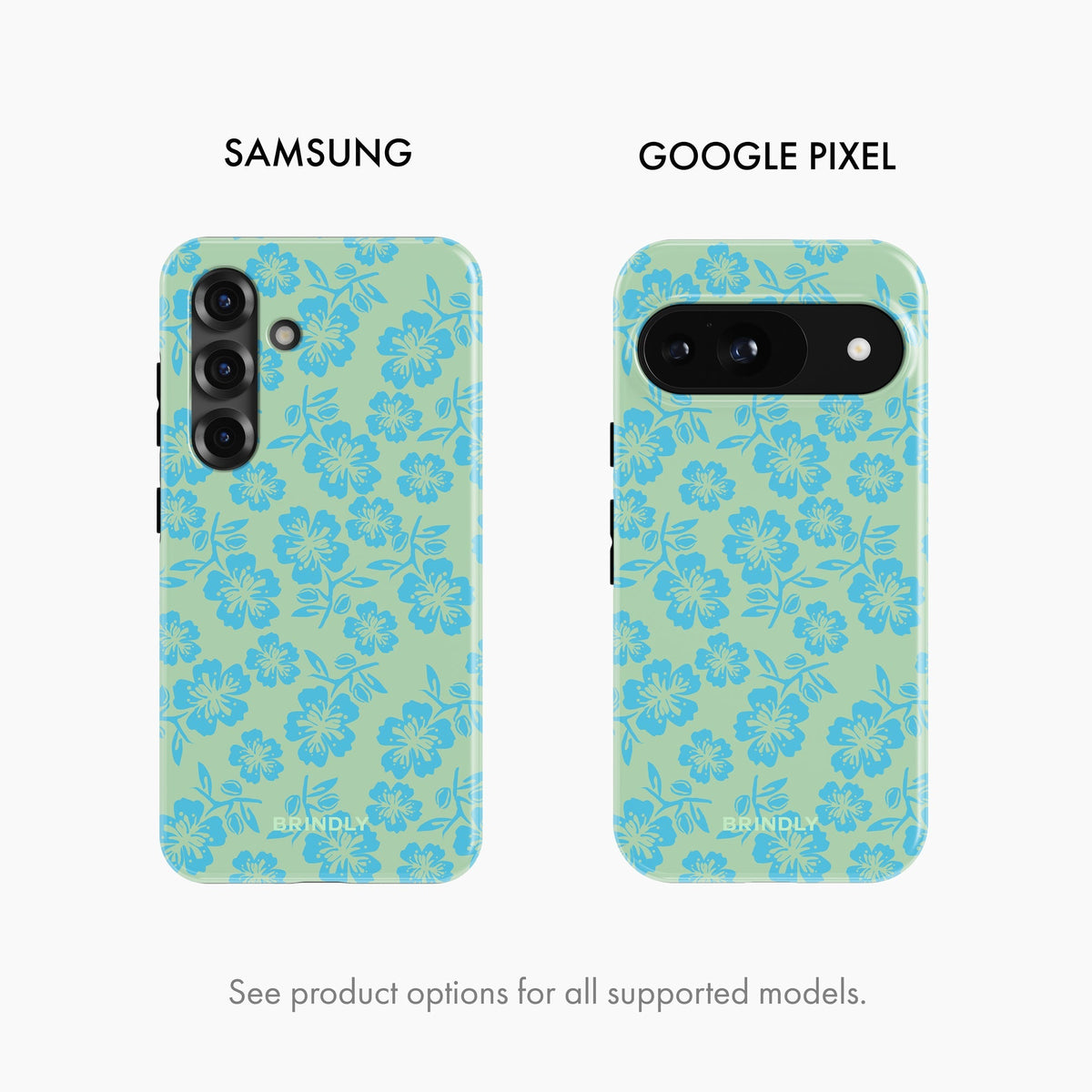 Aqua Bloom - Phone Case