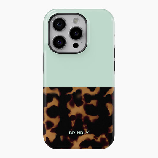 Mint Tortoise Shell - Phone Case