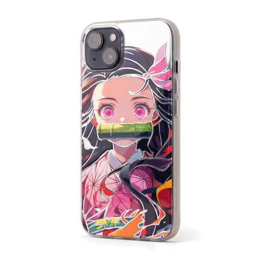 Nezuko Pink Bamboo – Demon Slayer Case