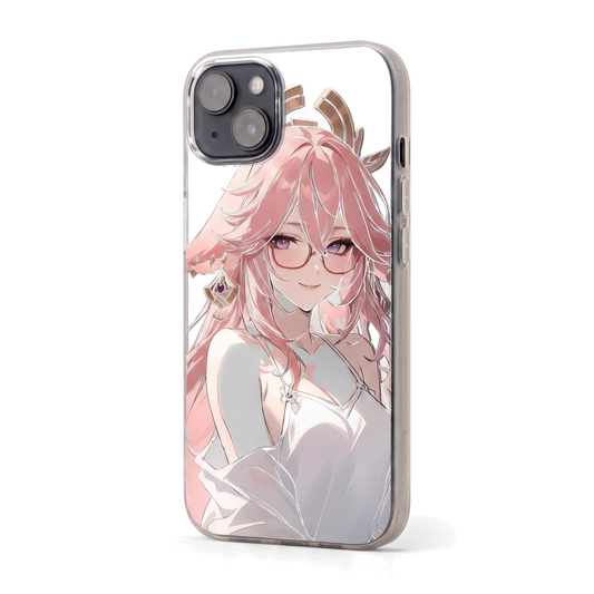 Yae Miko Pink Fox Shrine – Genshin Impact Case